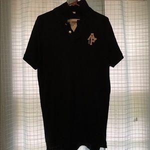 Men's A&F navy polo